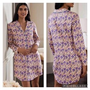 🌲 Boden Janie Longline Pyjama Shirt Size 6